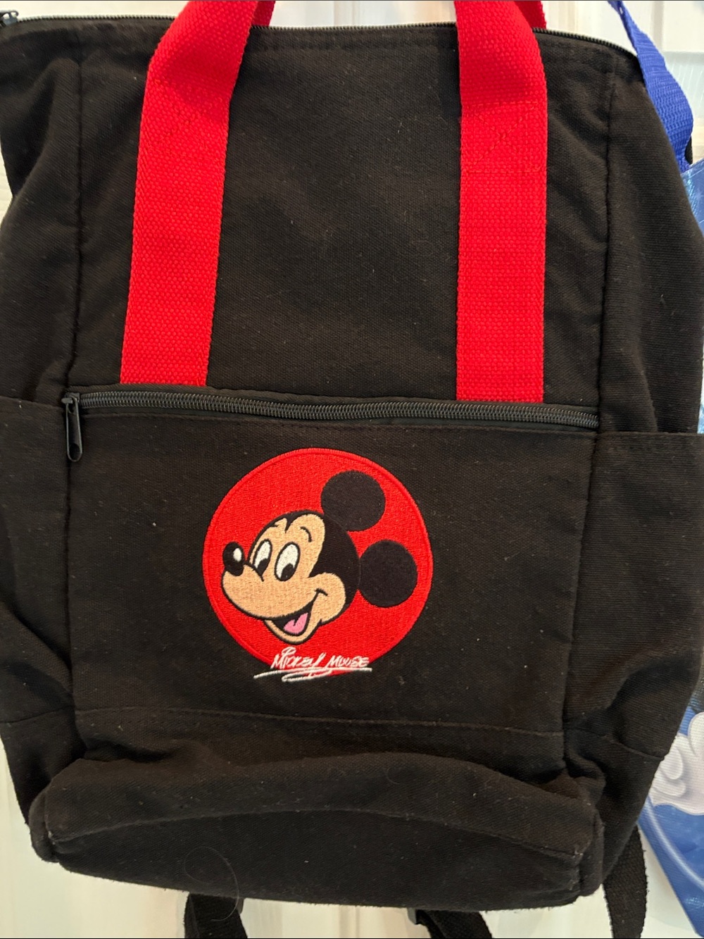 Disney Black Backpack & Shopping tote-firm price - Picture 3 of 4